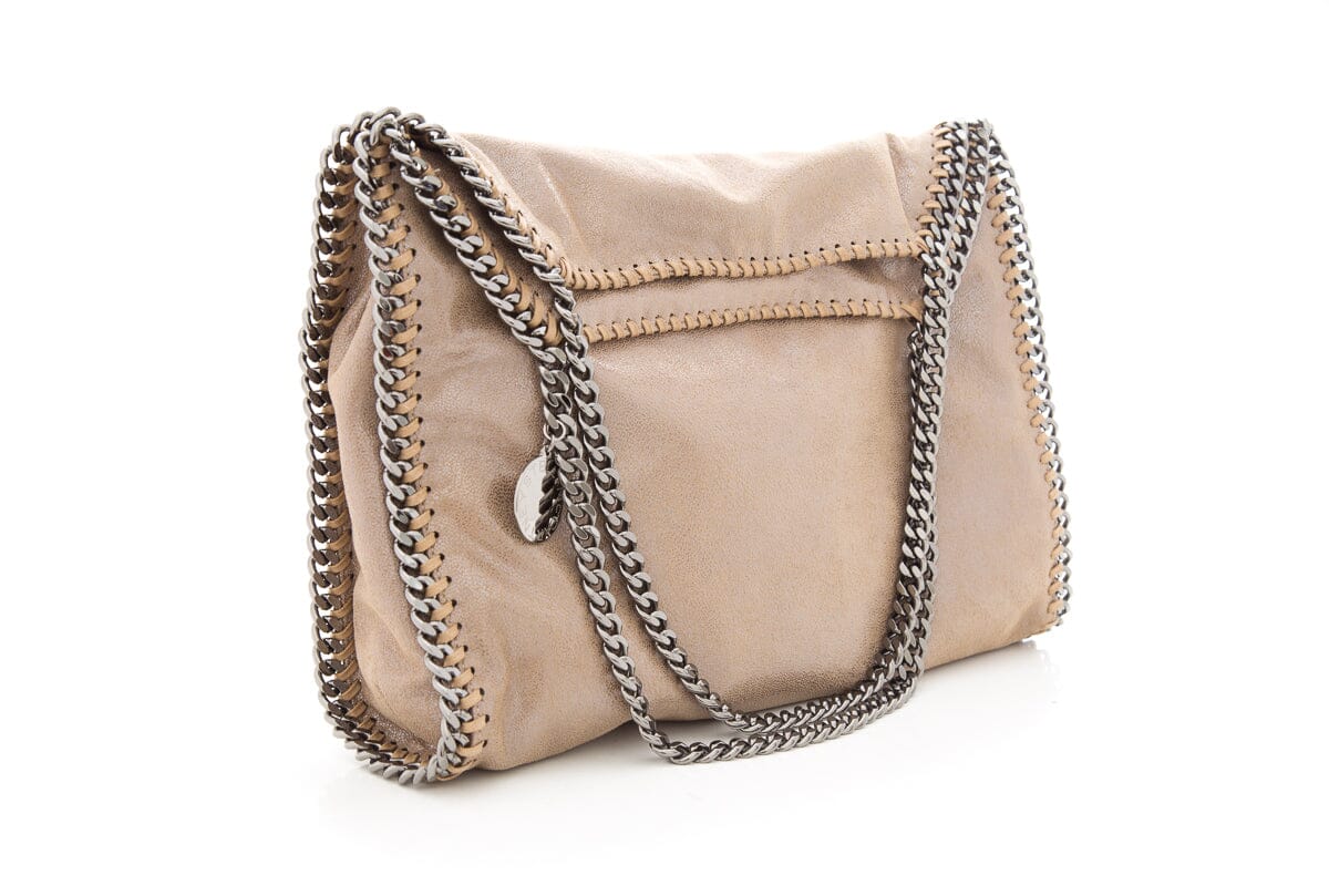 Stella McCartney Beige Shimmer Falabella Handbag