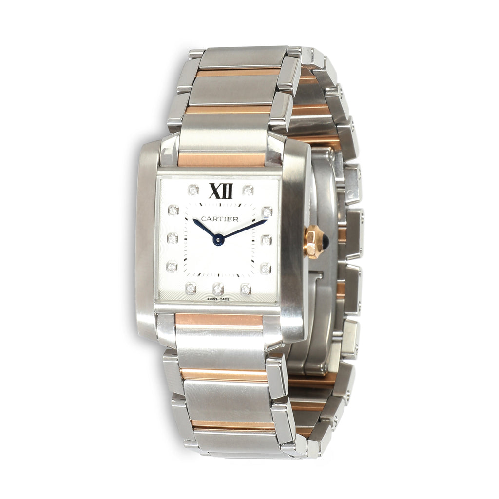 CARTIER Tank Francaise de WE110004 Unisex Watch in 18kt Stainless Steel/