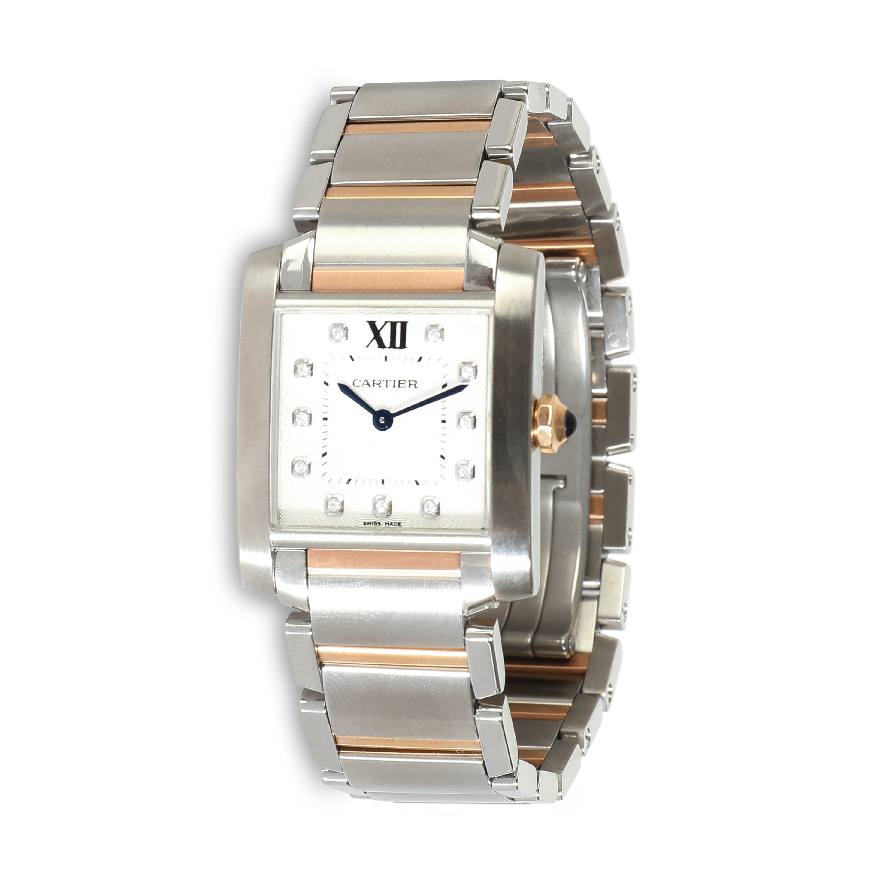 CARTIER Tank Francaise de WE110004 Unisex Watch in 18kt Stainless Steel/