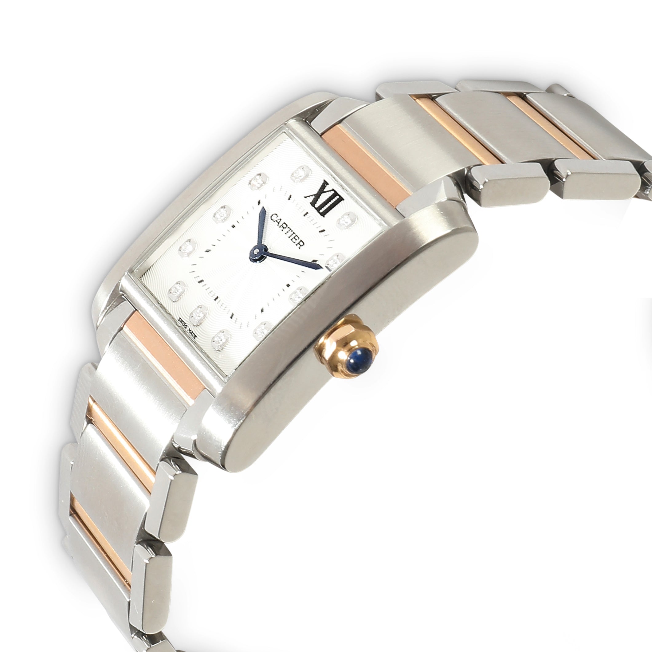 CARTIER Tank Francaise de WE110004 Unisex Watch in 18kt Stainless Steel/