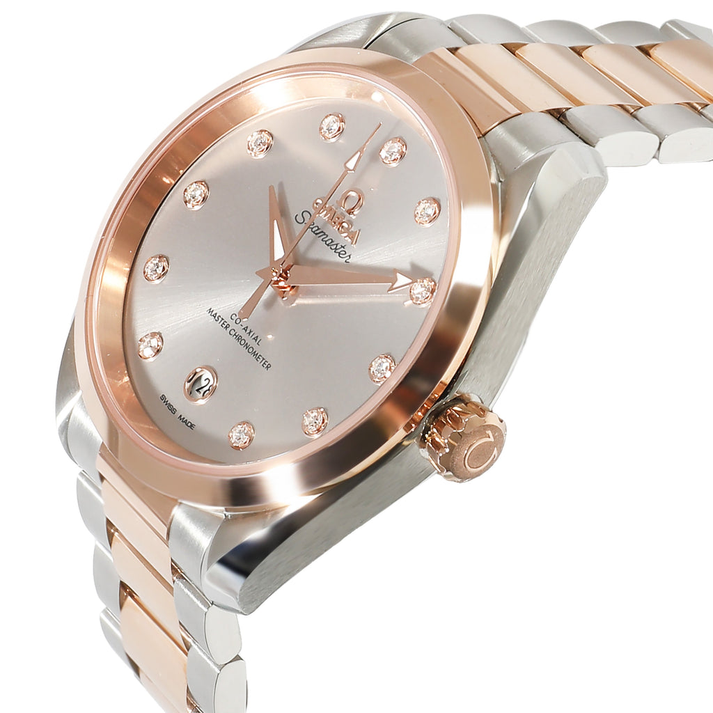 OMEGA Seamaster Aqua Terra 220.20.38.20.56.002 Unisex Watch in 18kt Gold/Steel