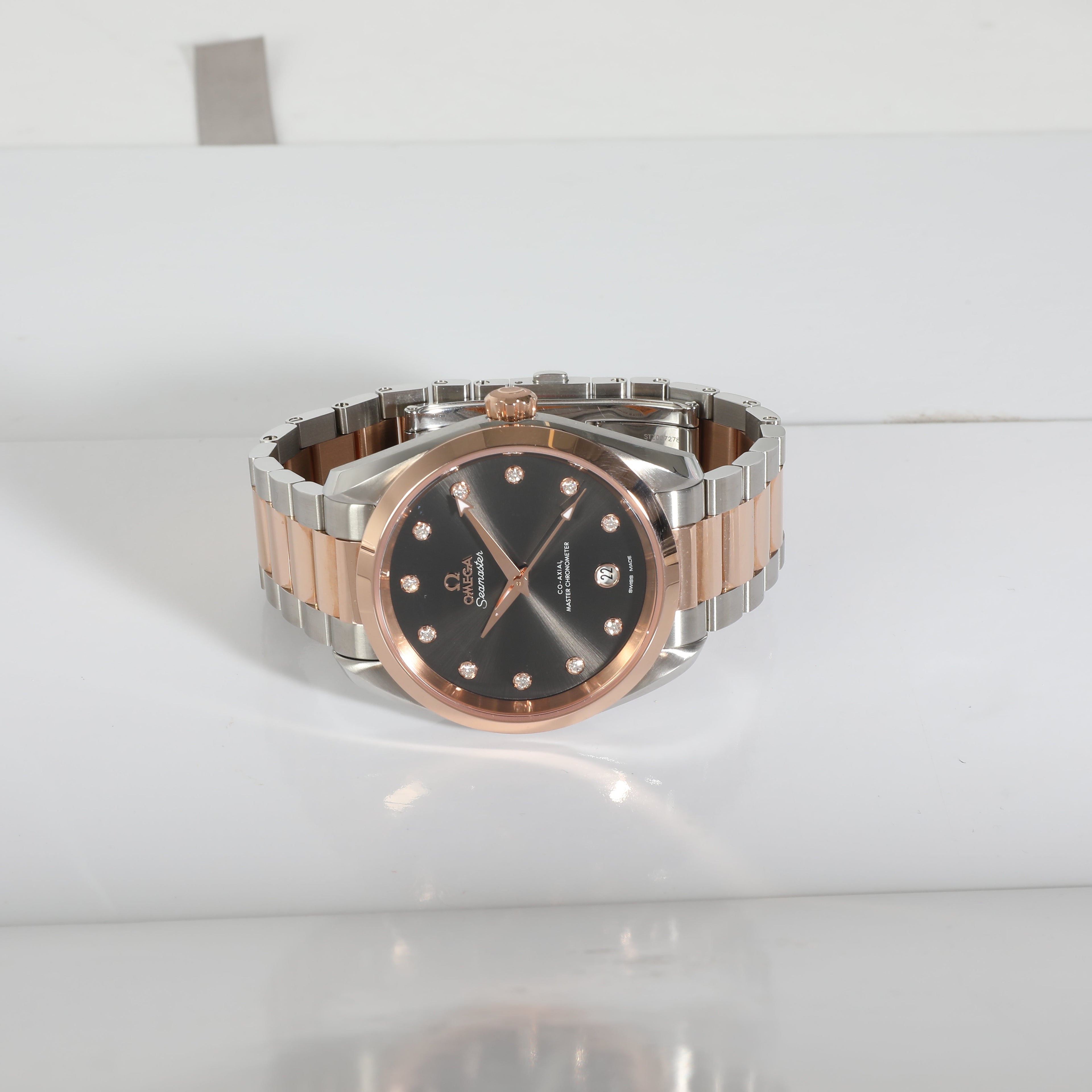 OMEGA Seamaster Aqua Terra 220.20.38.20.56.001 Unisex Watch in 18kt Stainless St