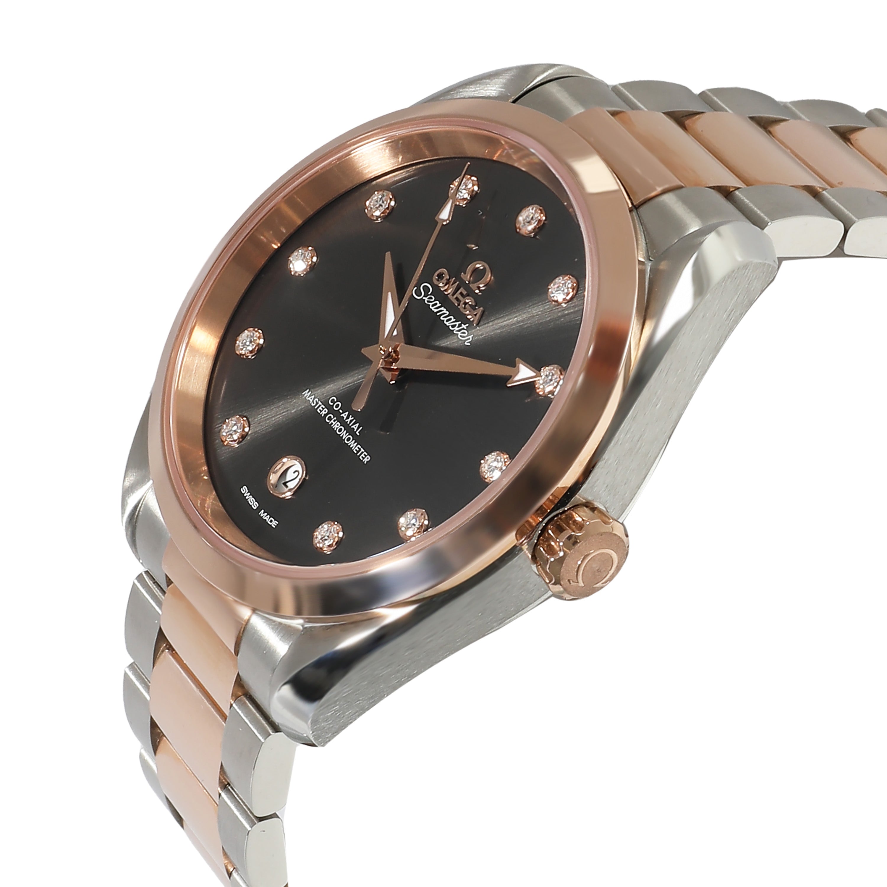 OMEGA Seamaster Aqua Terra 220.20.38.20.56.001 Unisex Watch in 18kt Stainless St