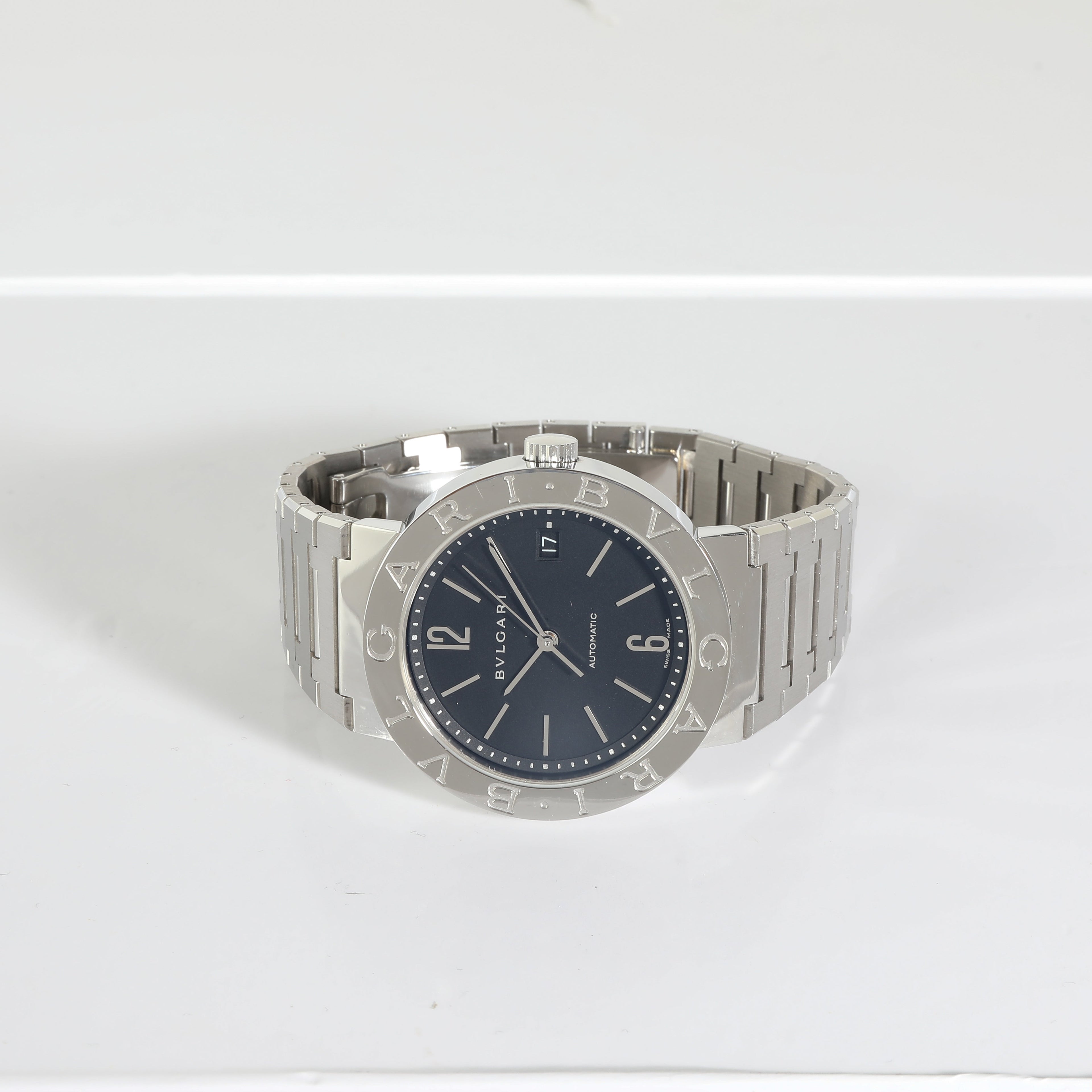 BVLGARI / BB 38 SS Auto Men's Watch in Stainless Steel