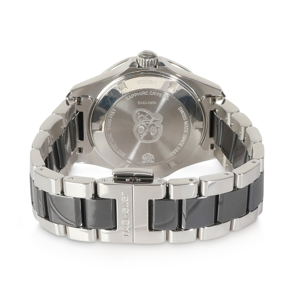 TAG HEUER Aquaracer WAY131G.BA0913 Unisex Watch in Stainless Steel/Ceramic