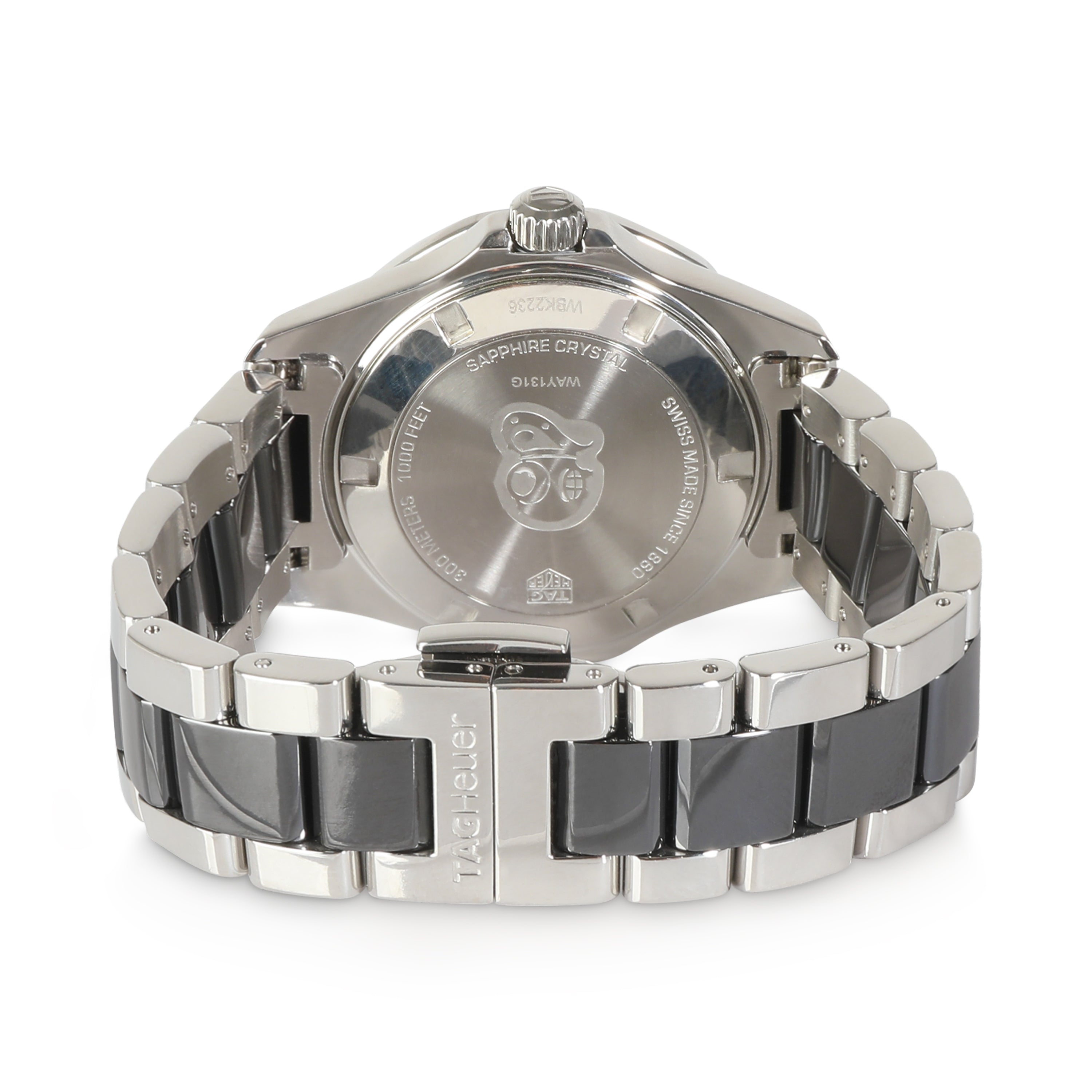 TAG HEUER Aquaracer WAY131G.BA0913 Unisex Watch in Stainless Steel/Ceramic
