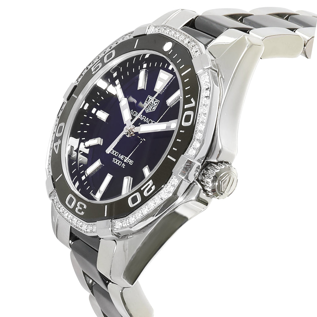 TAG HEUER Aquaracer WAY131G.BA0913 Unisex Watch in Stainless Steel/Ceramic