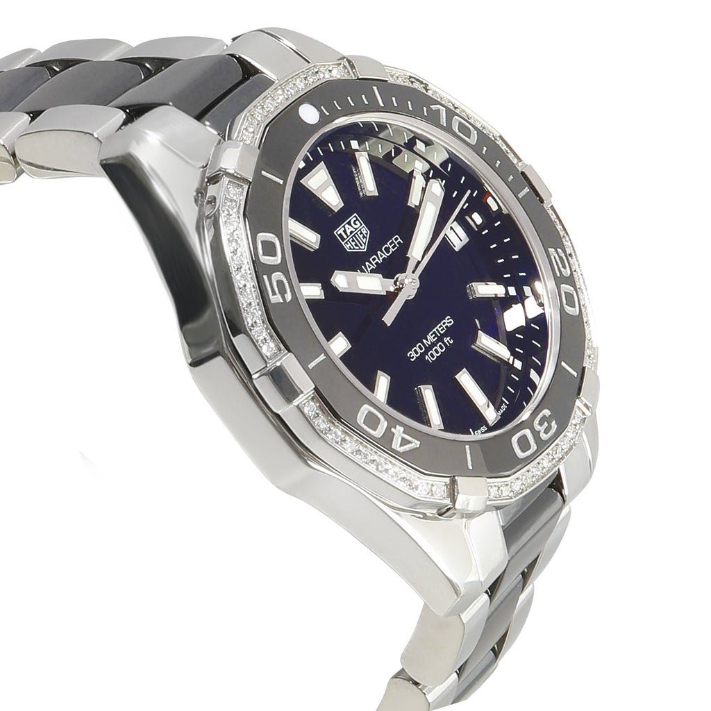 TAG HEUER Aquaracer WAY131G.BA0913 Unisex Watch in Stainless Steel/Ceramic