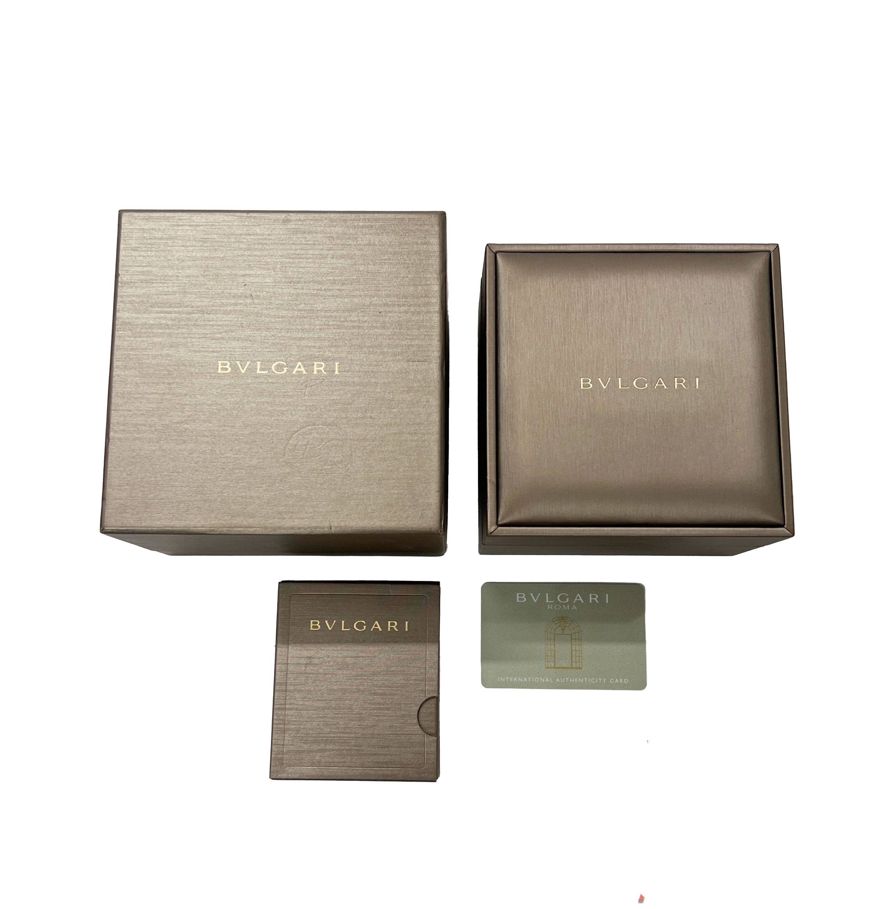 BVLGARI Lvcea Tubogas 103123 Unisex Watch in 18kt Stainless Steel/Rose Gold