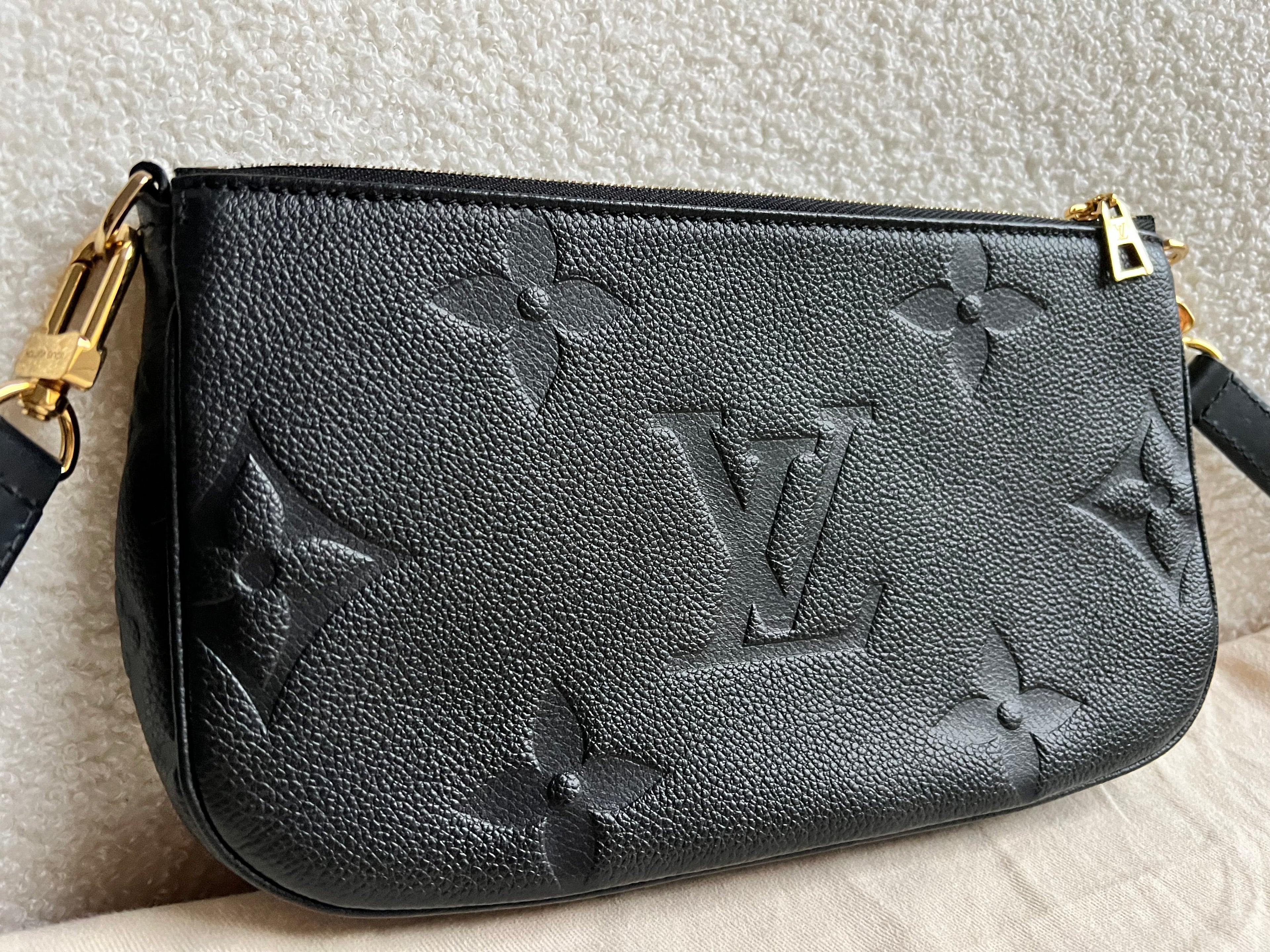 Louis Vuitton Multi Pochette Accessoires Black Empreinte (RRP £2140)
