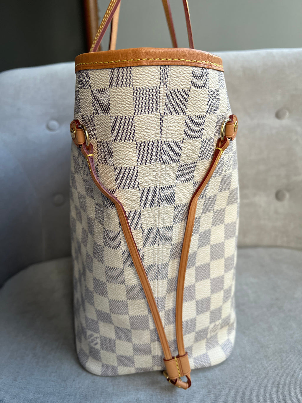 Louis Vuitton Neverfull MM Monogram Damier Azur (RRP £1,410)