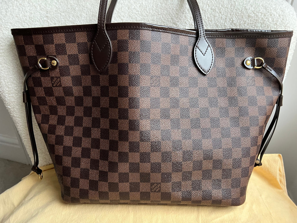 Louis Vuitton Neverfull MM Damier Ebene Cherry Interior (RRP £1,410)