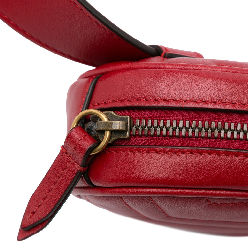 Gucci GG Marmont Belt Bag Red MatelassÃƒÆ’Ã‚Â©