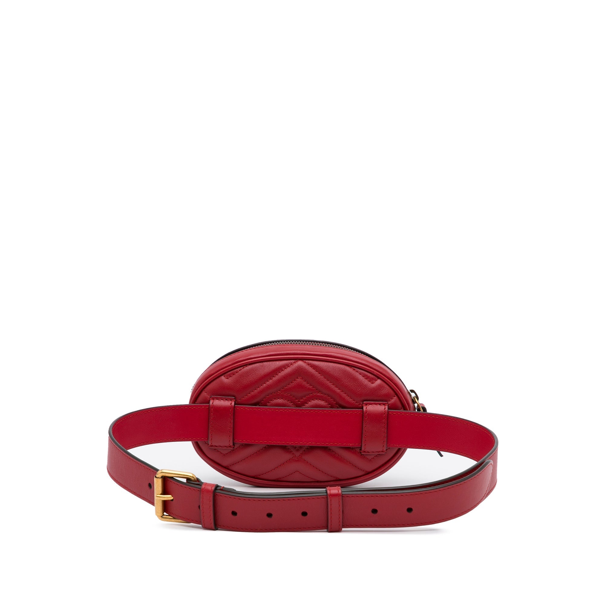 Gucci GG Marmont Belt Bag Red MatelassÃƒÆ’Ã‚Â©