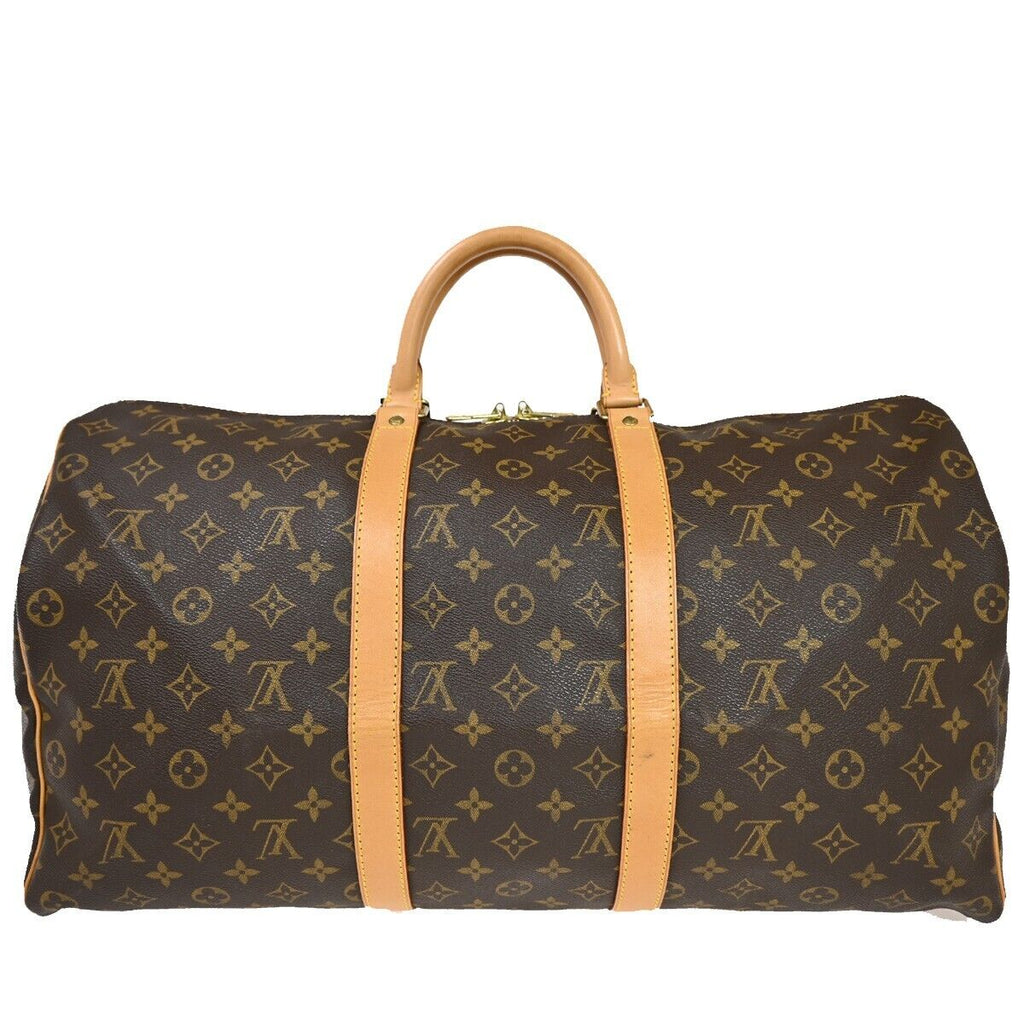Louis Vuitton Keepall Bandouliere 50  Canvas Travel Bag ()