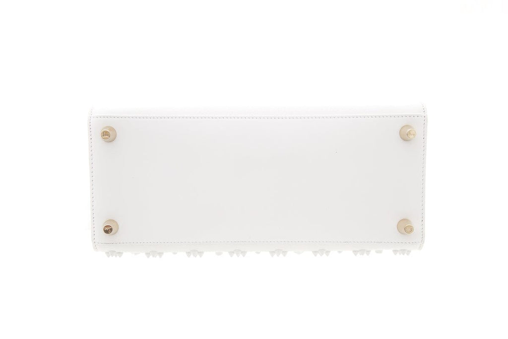 Christian Louboutin White Paloma Medium Handbag