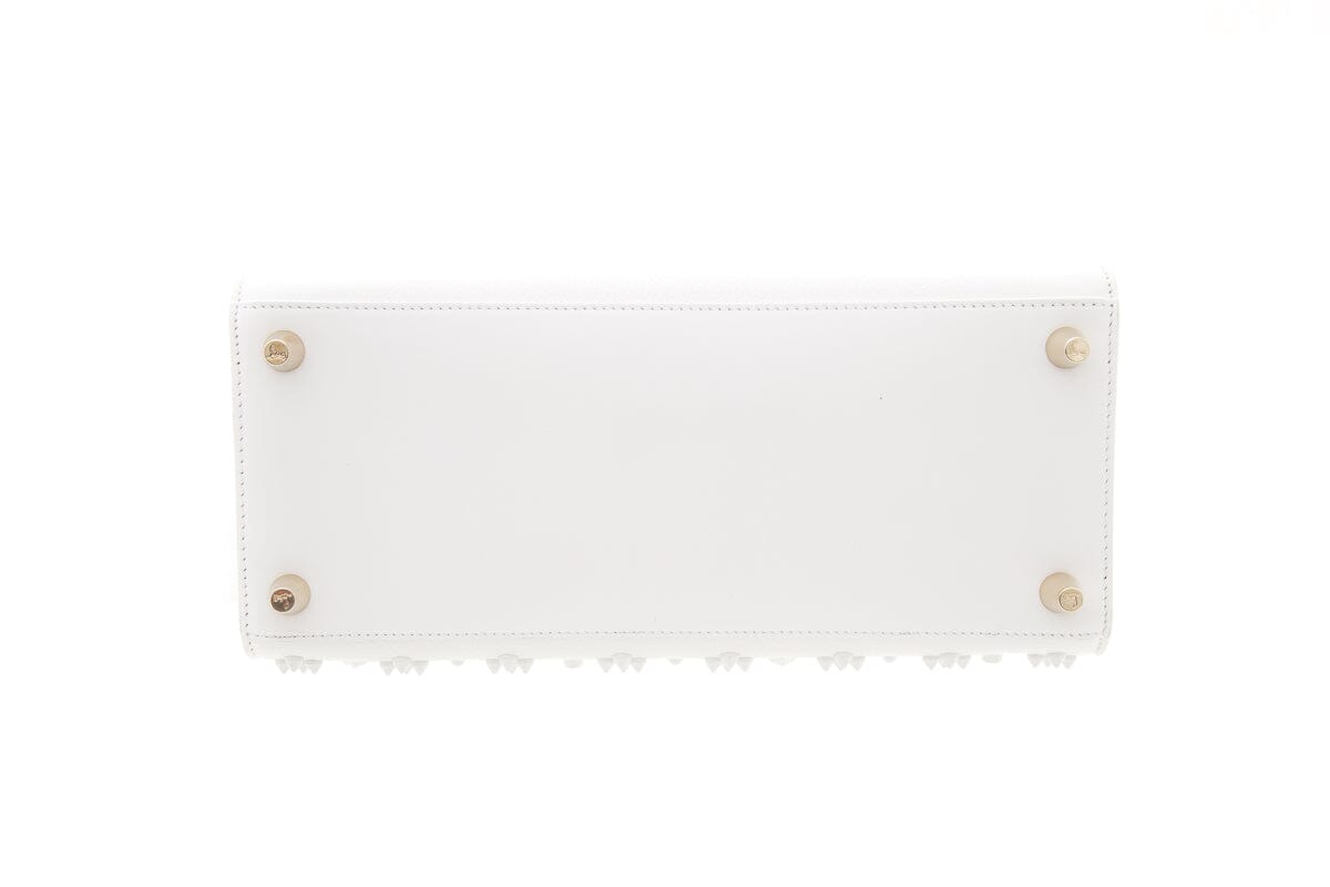 Christian Louboutin White Paloma Medium Handbag