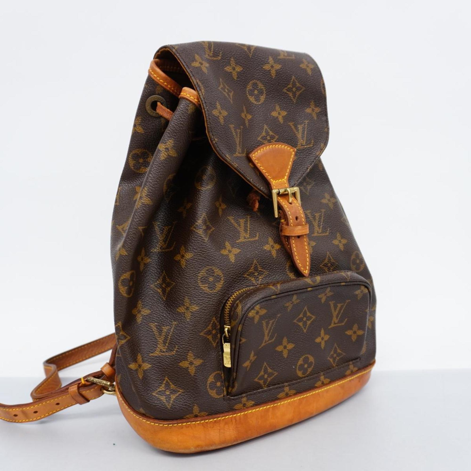 Louis Vuitton Montsouris  Canvas Backpack Bag ()