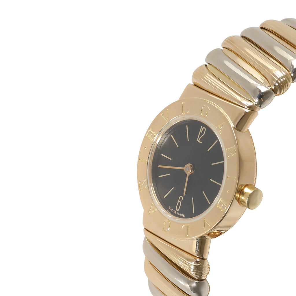 BVLGARI Tubogas BB 23 2T Women's Watch in 18kt White Gold/Yellow Gold