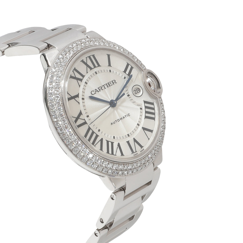 CARTIER Ballon Bleu de WE9009Z3 Unisex Watch in 18kt White Gold