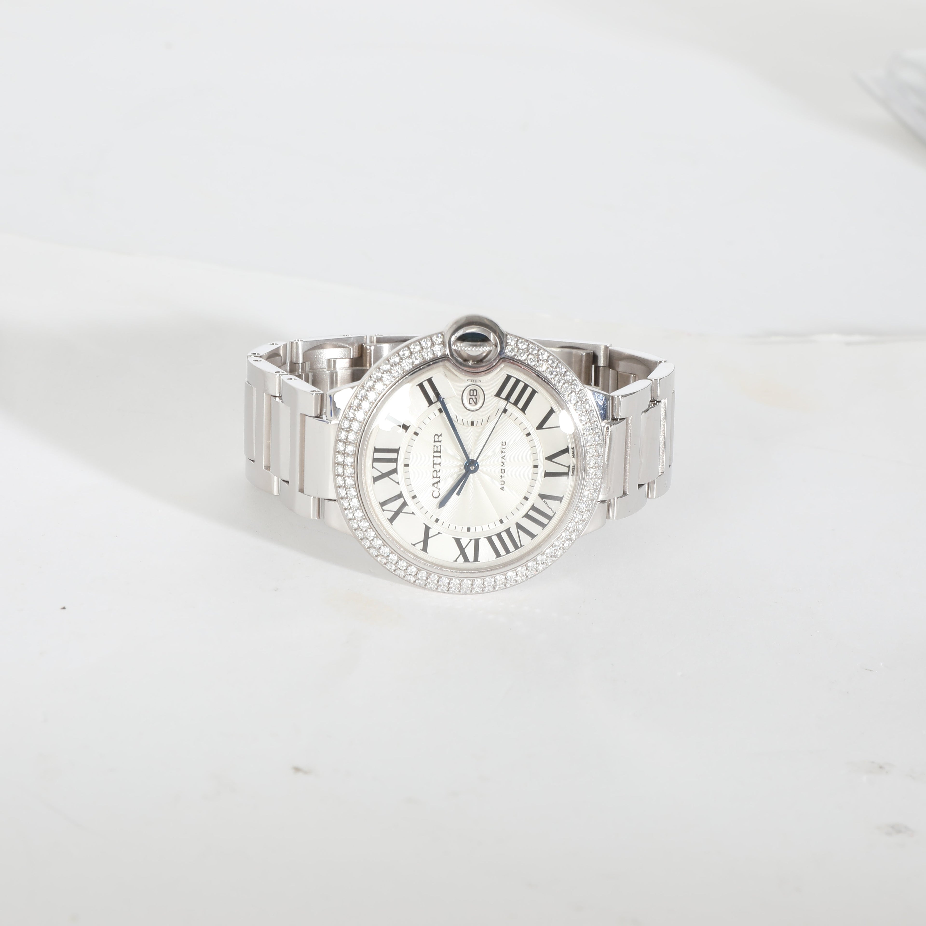 CARTIER Ballon Bleu de WE9009Z3 Unisex Watch in 18kt White Gold