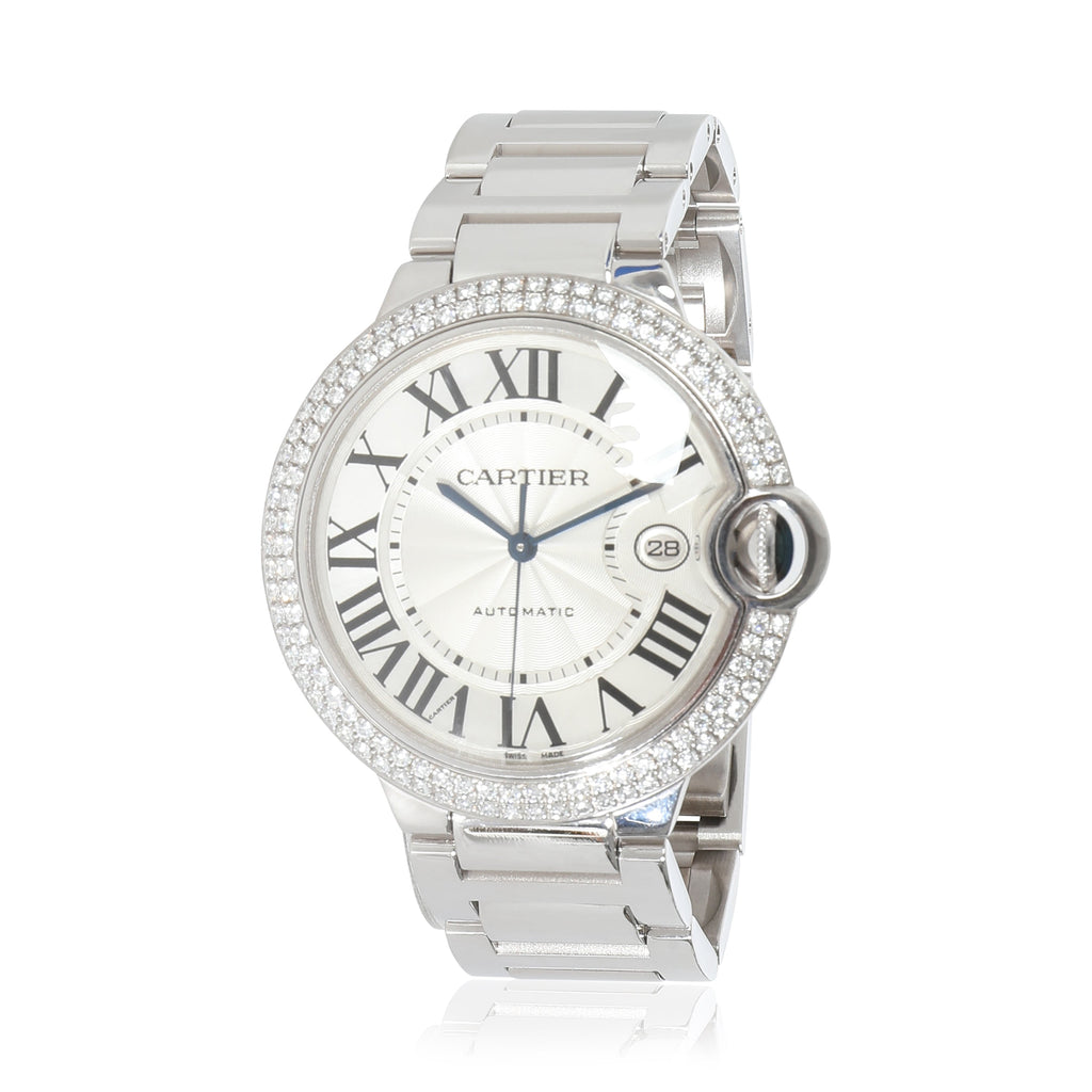 CARTIER Ballon Bleu de WE9009Z3 Unisex Watch in 18kt White Gold