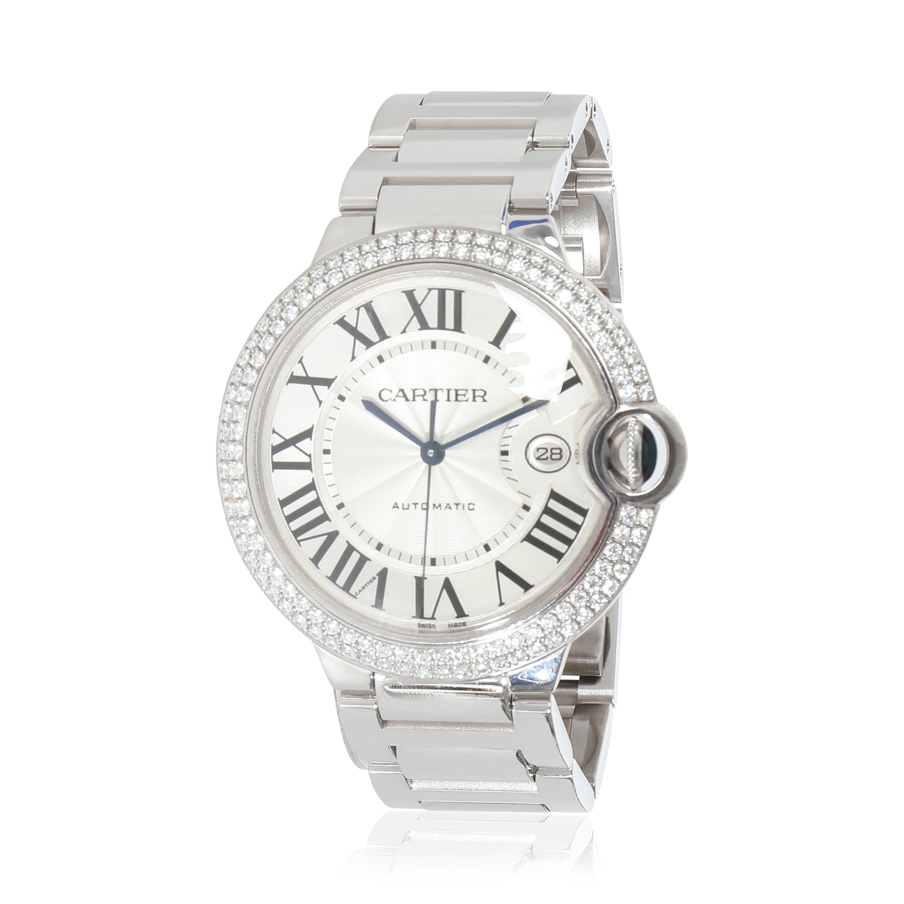 CARTIER Ballon Bleu de WE9009Z3 Unisex Watch in 18kt White Gold