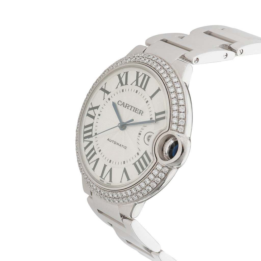CARTIER Ballon Bleu de WE9009Z3 Unisex Watch in 18kt White Gold