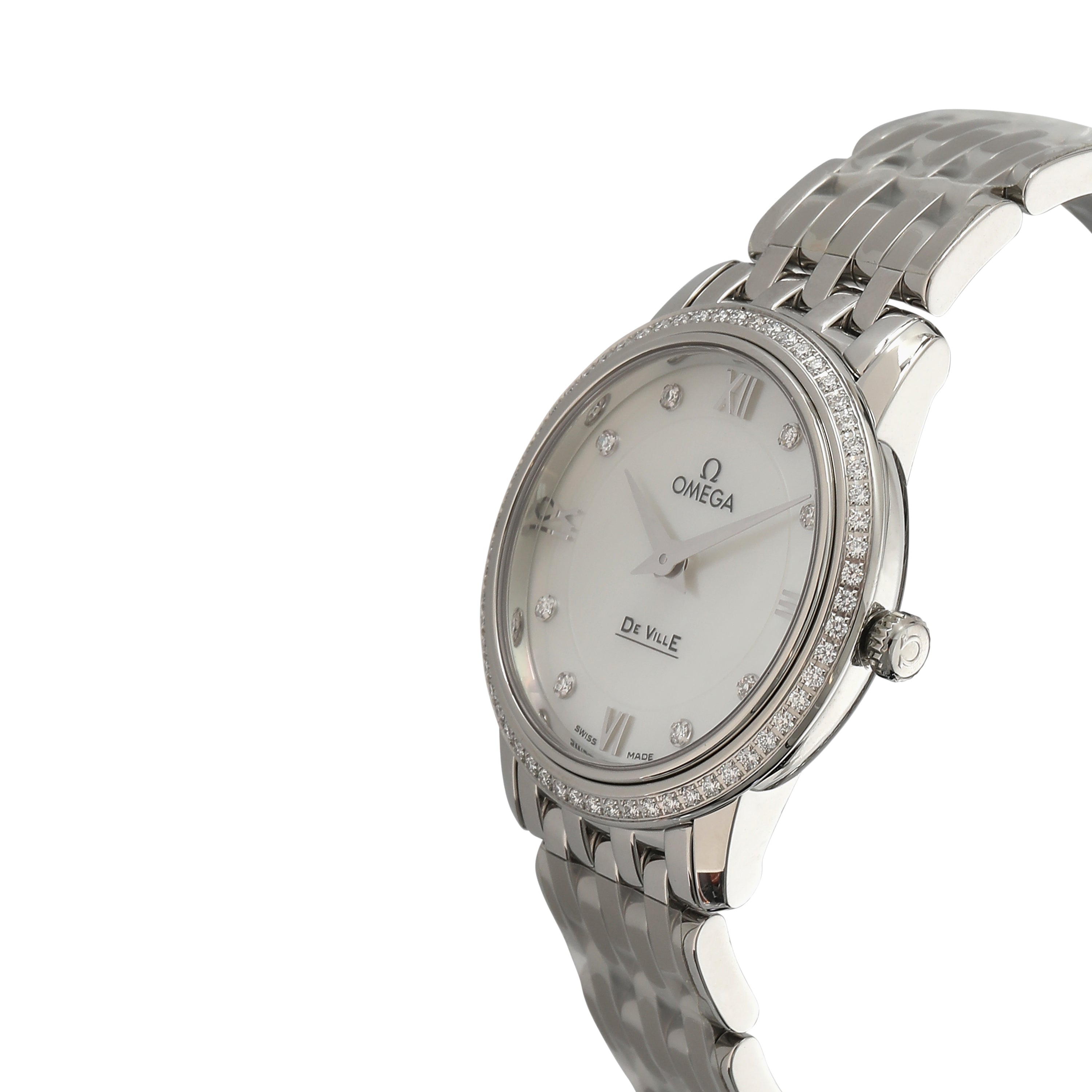 OMEGA DeVille Prestige 424.15.27.60.55.001 Women's Watch in Stainless Steel
