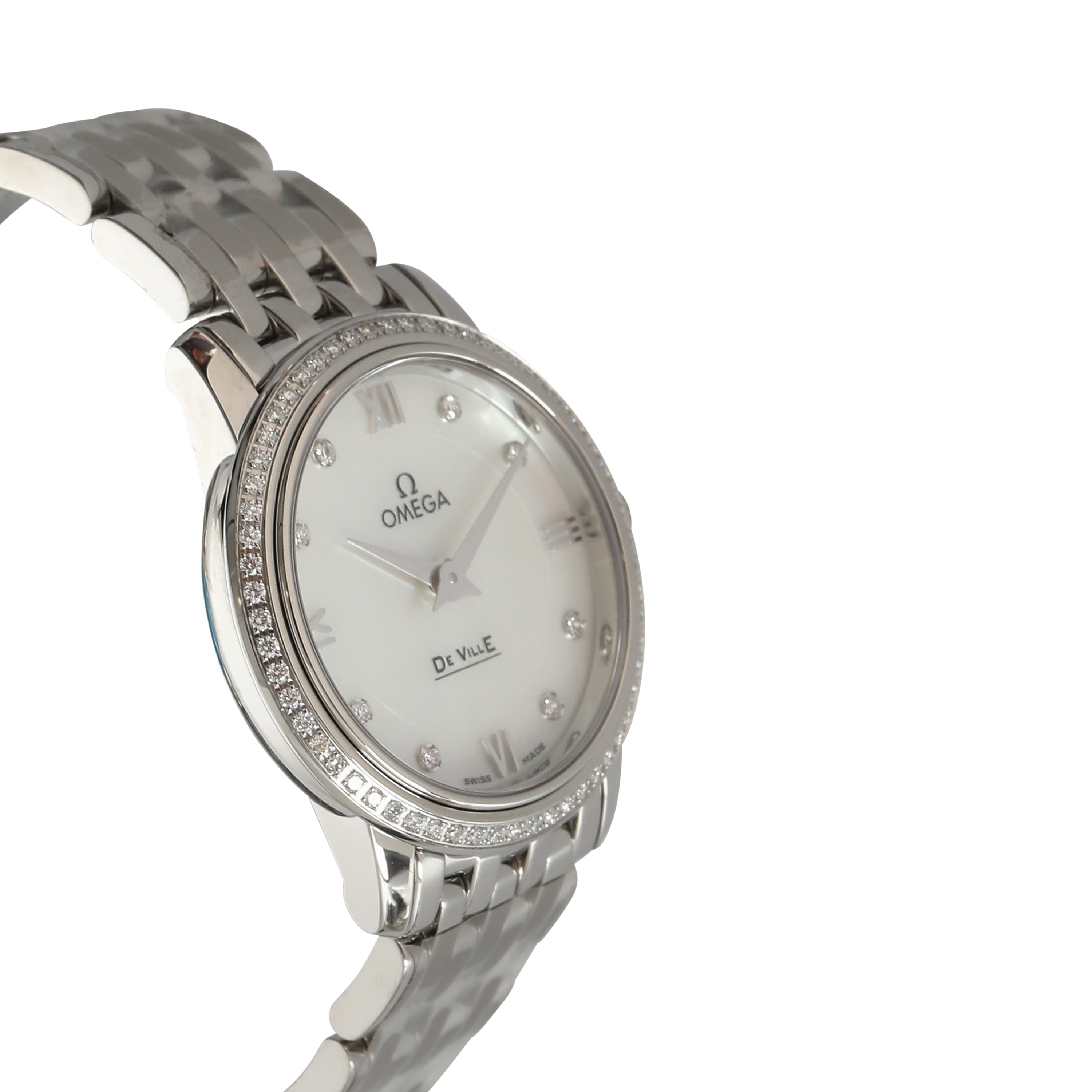 OMEGA DeVille Prestige 424.15.27.60.55.001 Women's Watch in Stainless Steel