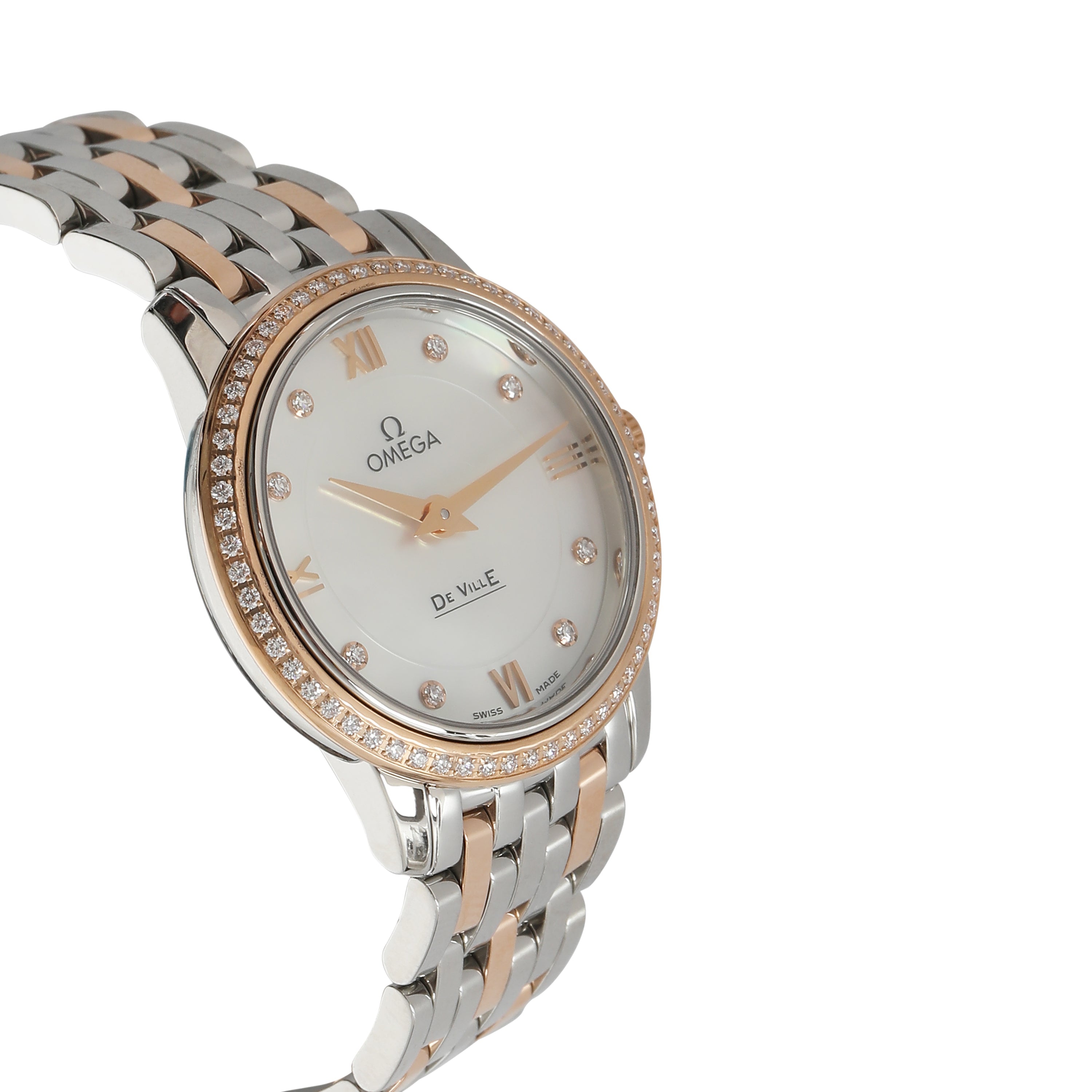 OMEGA DeVille Prestige 424.25.27.60.55.002 Women's Watch in 18kt Stainless Steel