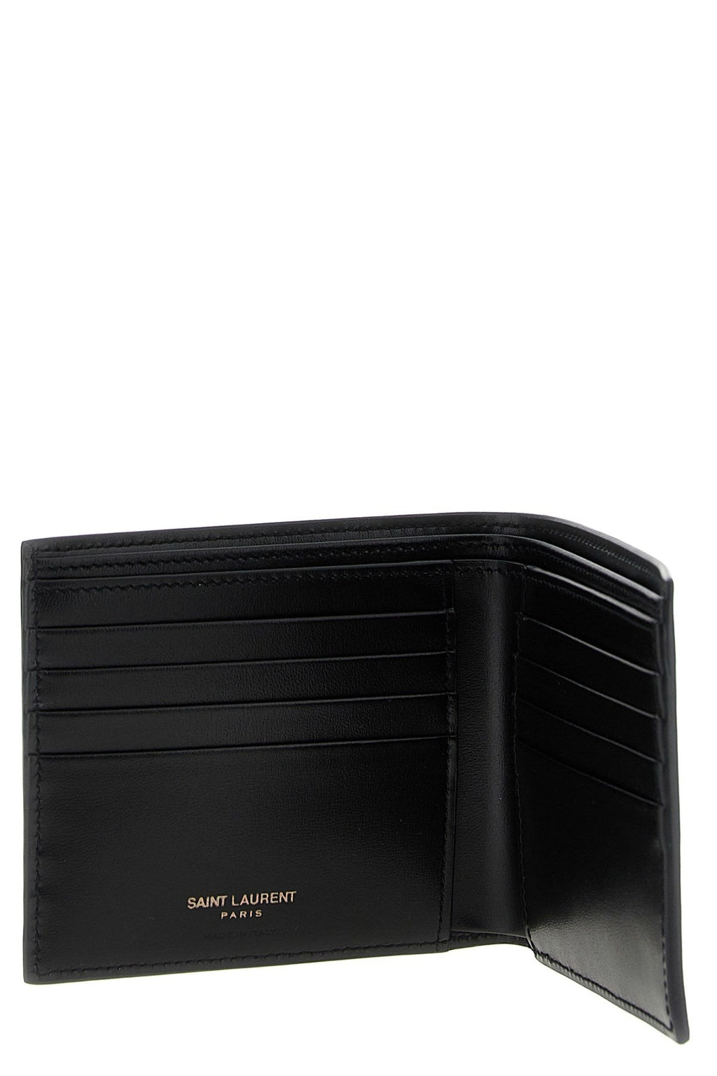 Saint Laurent Men Logo Leather Wallet