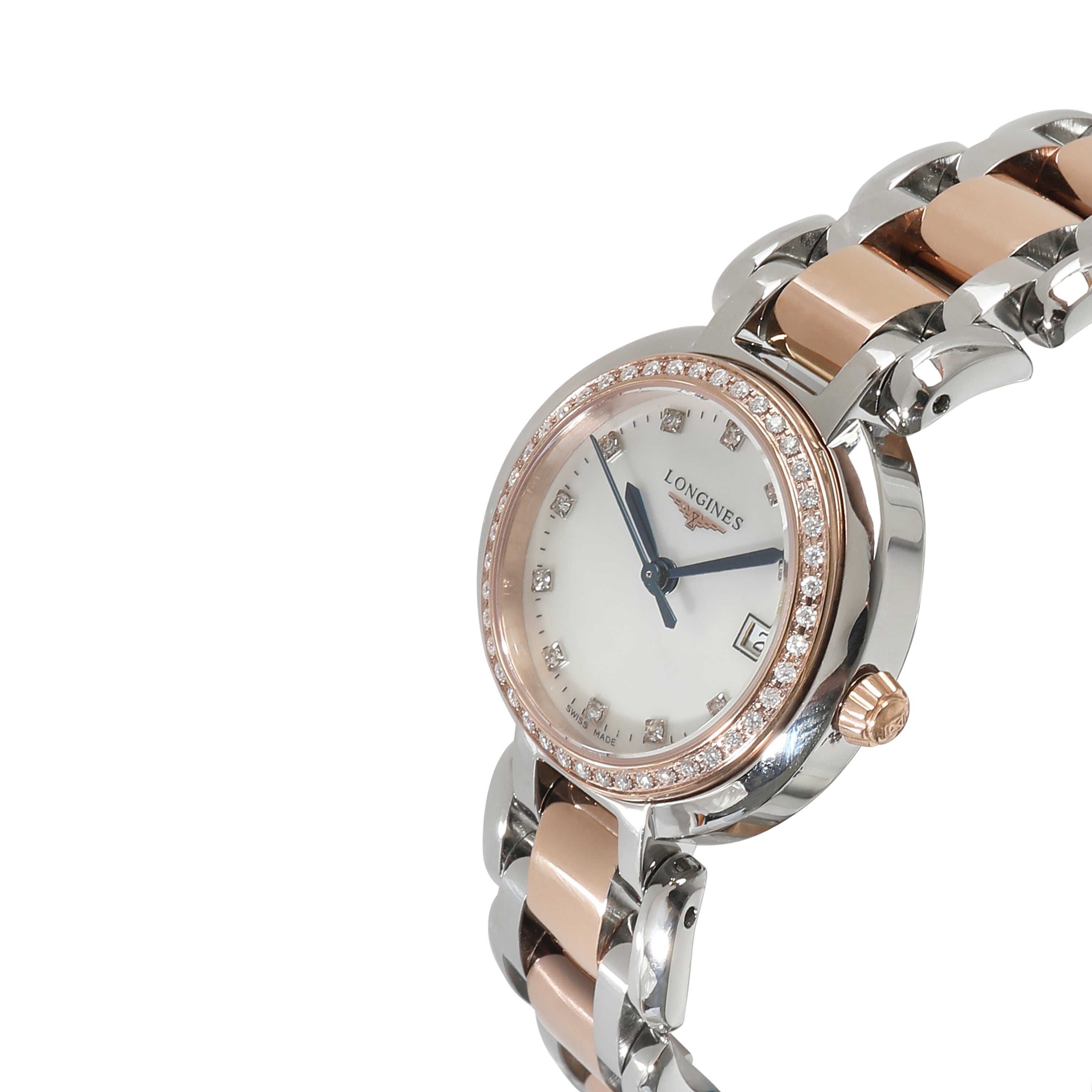 LONGINES PrimaLuna L8.110.5.89.6 Women's Watch in 18kt Stainless Steel/Rose Gold