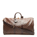 LOUIS VUITTON Keepall 55 Bando Damier Ebene