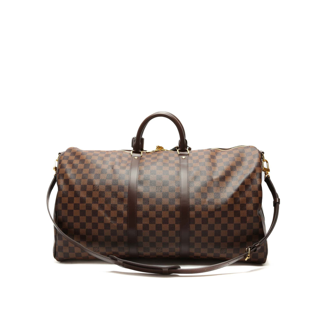 LOUIS VUITTON Keepall 55 Bando Damier Ebene