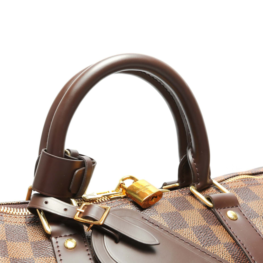 LOUIS VUITTON Keepall 55 Bando Damier Ebene