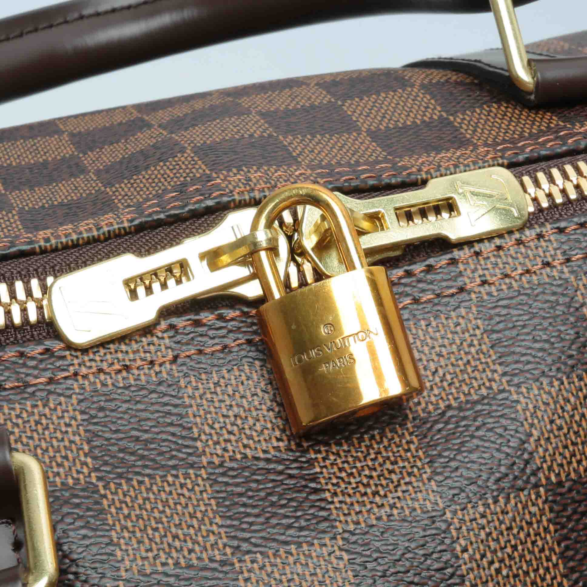 LOUIS VUITTON Keepall 55 Bando Damier Ebene