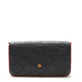 LOUIS VUITTON Felicie Pochette Navy Empreinte (3pc)