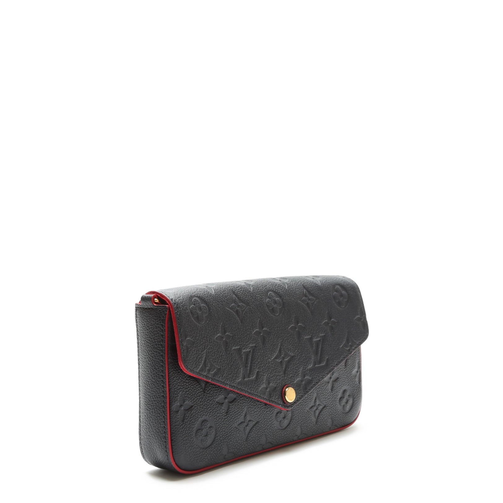 LOUIS VUITTON Felicie Pochette Navy Empreinte (3pc)