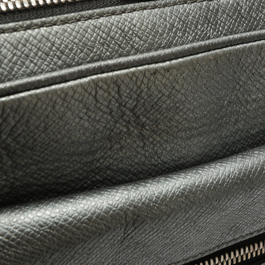 LOUIS VUITTON Outdoor Messenger Silver Taiga-OUTLET FINAL SALE