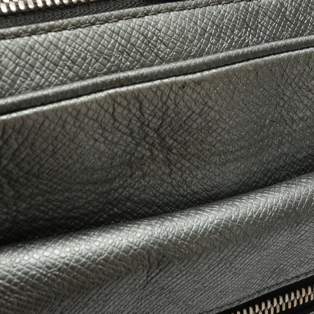 LOUIS VUITTON Outdoor Messenger Silver Taiga-OUTLET FINAL SALE