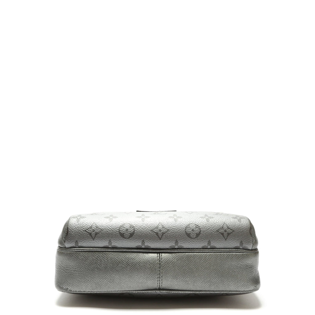 LOUIS VUITTON Outdoor Messenger Silver Taiga-OUTLET FINAL SALE