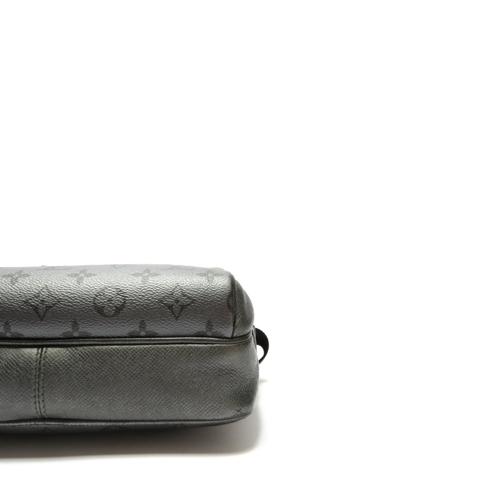 LOUIS VUITTON Outdoor Messenger Silver Taiga-OUTLET FINAL SALE