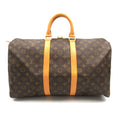 Louis Vuitton Keepall 45 Boston Bag PVC Coated Canvas Monogram Brown M41428
