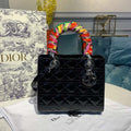 GLAMI MeGLAMIum Lady Bag with Chain Silver Hardware, Black, For Women, WomenÃ¢â‚¬â„¢s Handbags, 24cm/9in CD M0565OWCB_M900