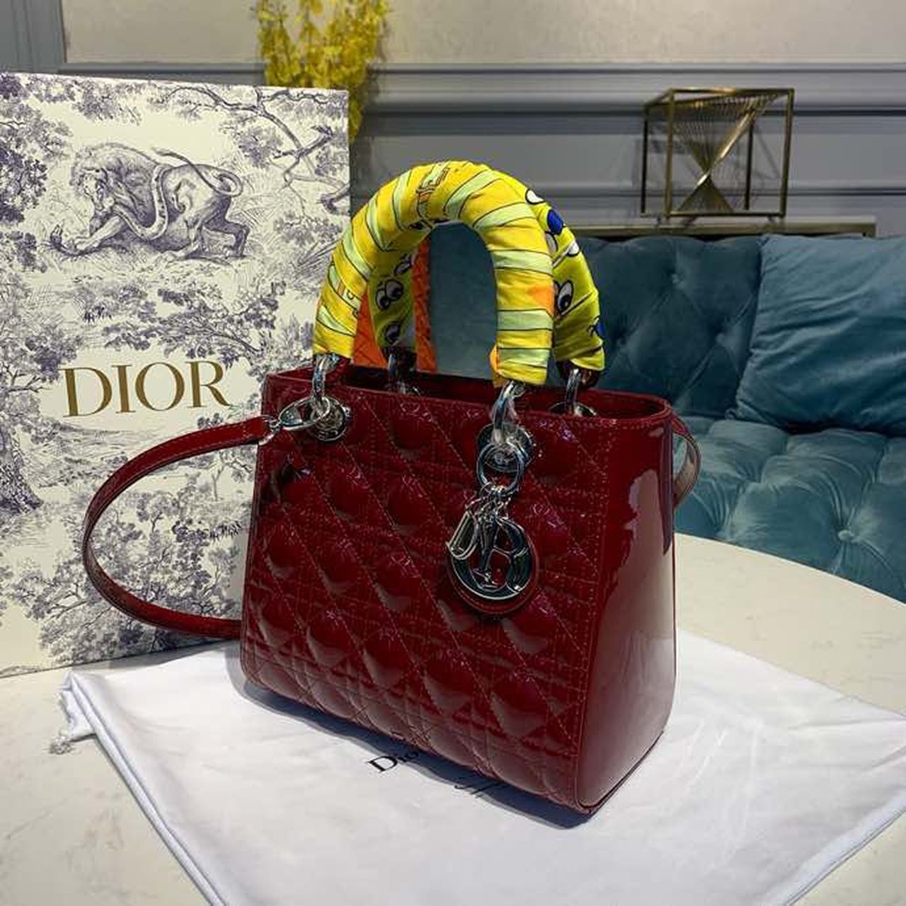 GLAMI MeGLAMIum Lady Bag With Chain Silver Hardware Burgundy WomenÃ¢â‚¬â„¢s Handbags 24cm/9in CD