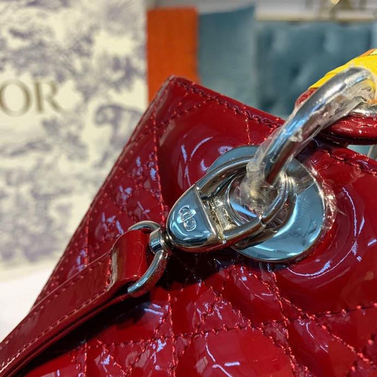 GLAMI MeGLAMIum Lady Bag With Chain Silver Hardware Burgundy WomenÃ¢â‚¬â„¢s Handbags 24cm/9in CD