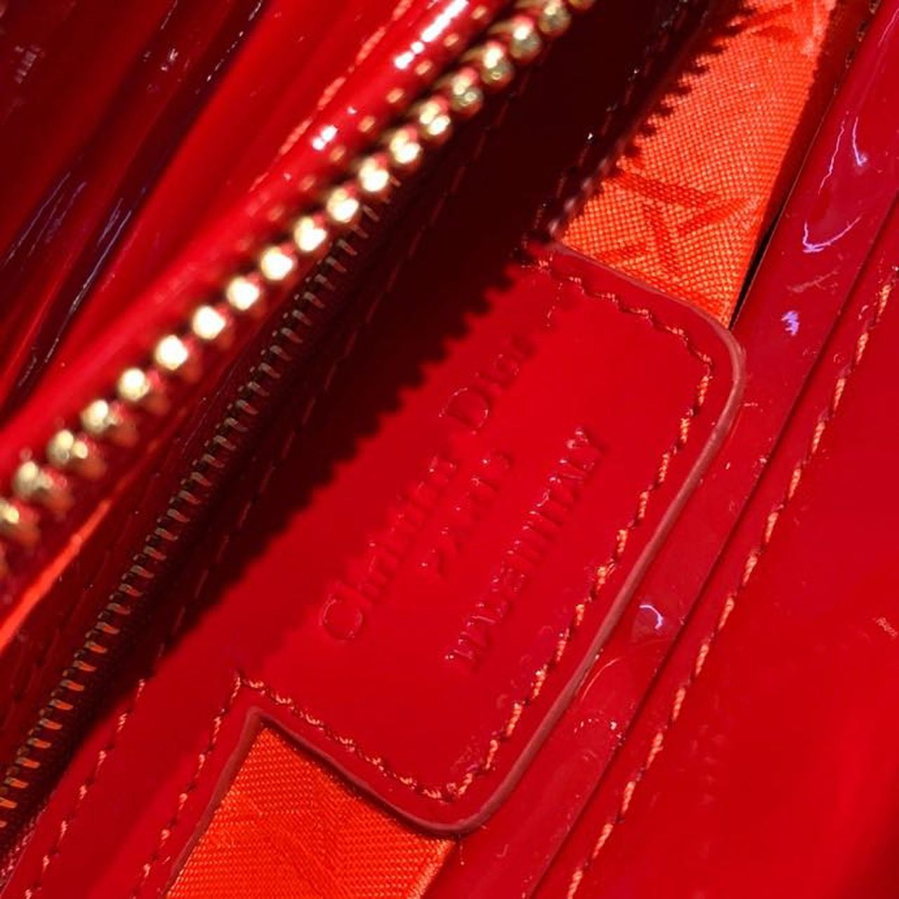 GLAMI MeGLAMIum Lady Bag Cherry Red Patent Cannage For Women 24cm/9in CD M0565OWCB_M323