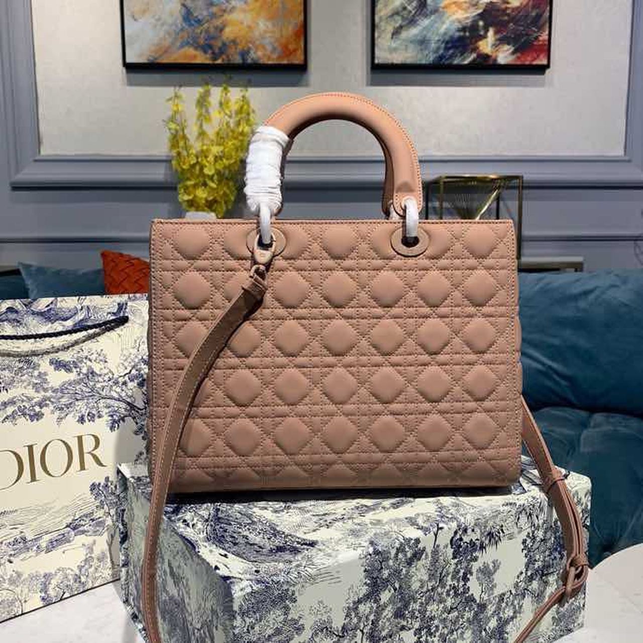 GLAMI Large Lady Bag Pink For Women 12.5in/32cm CD M0566SLOI