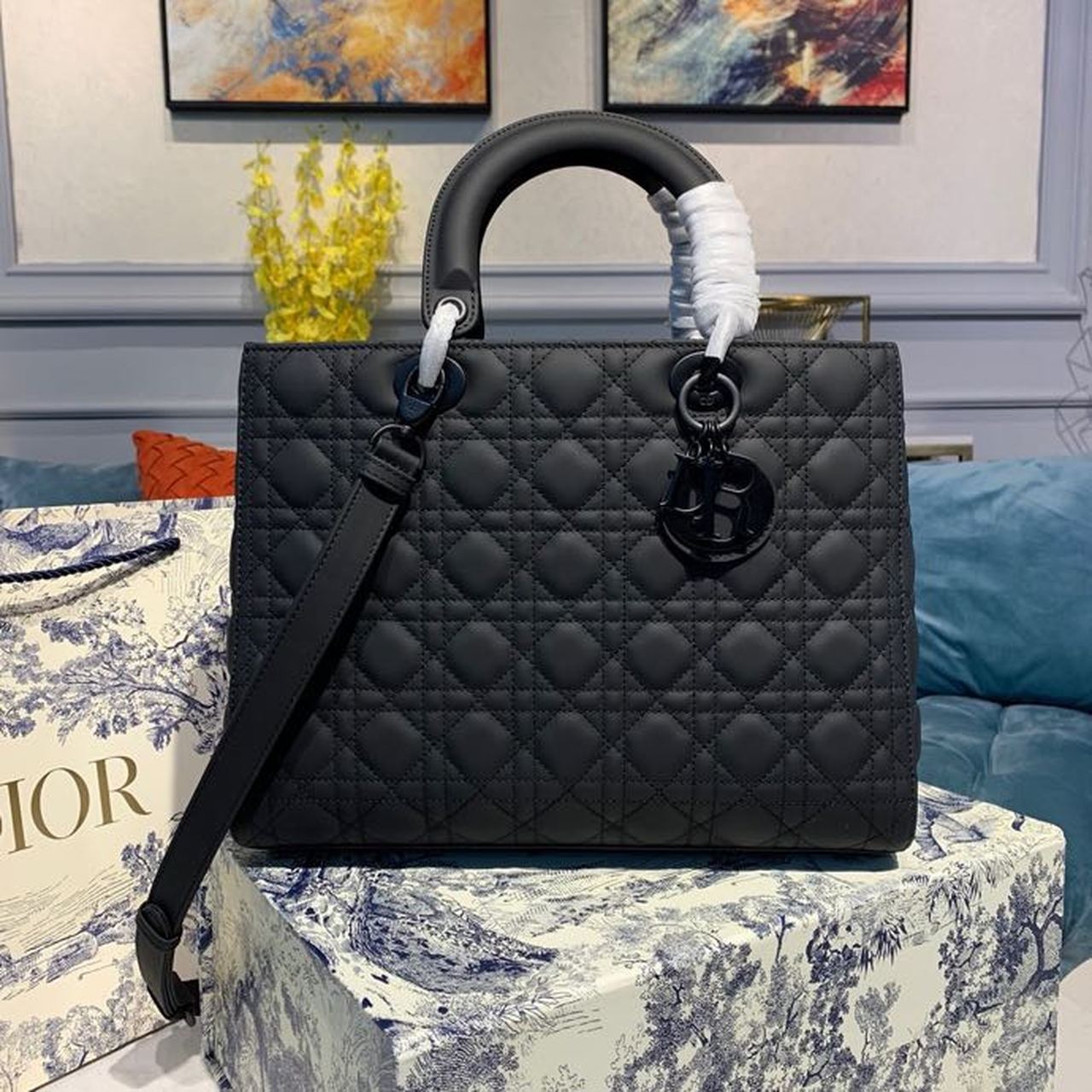 GLAMI Large Lady Bag Black For Women 12.5in/32cm CD M0566SLOI_M989